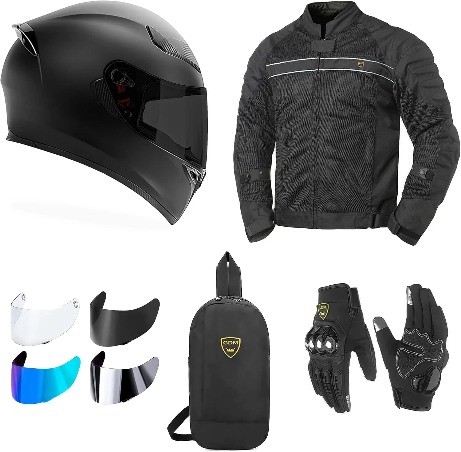 

Motorcycle Protective Gear Package Sling Bundle (Medium)
