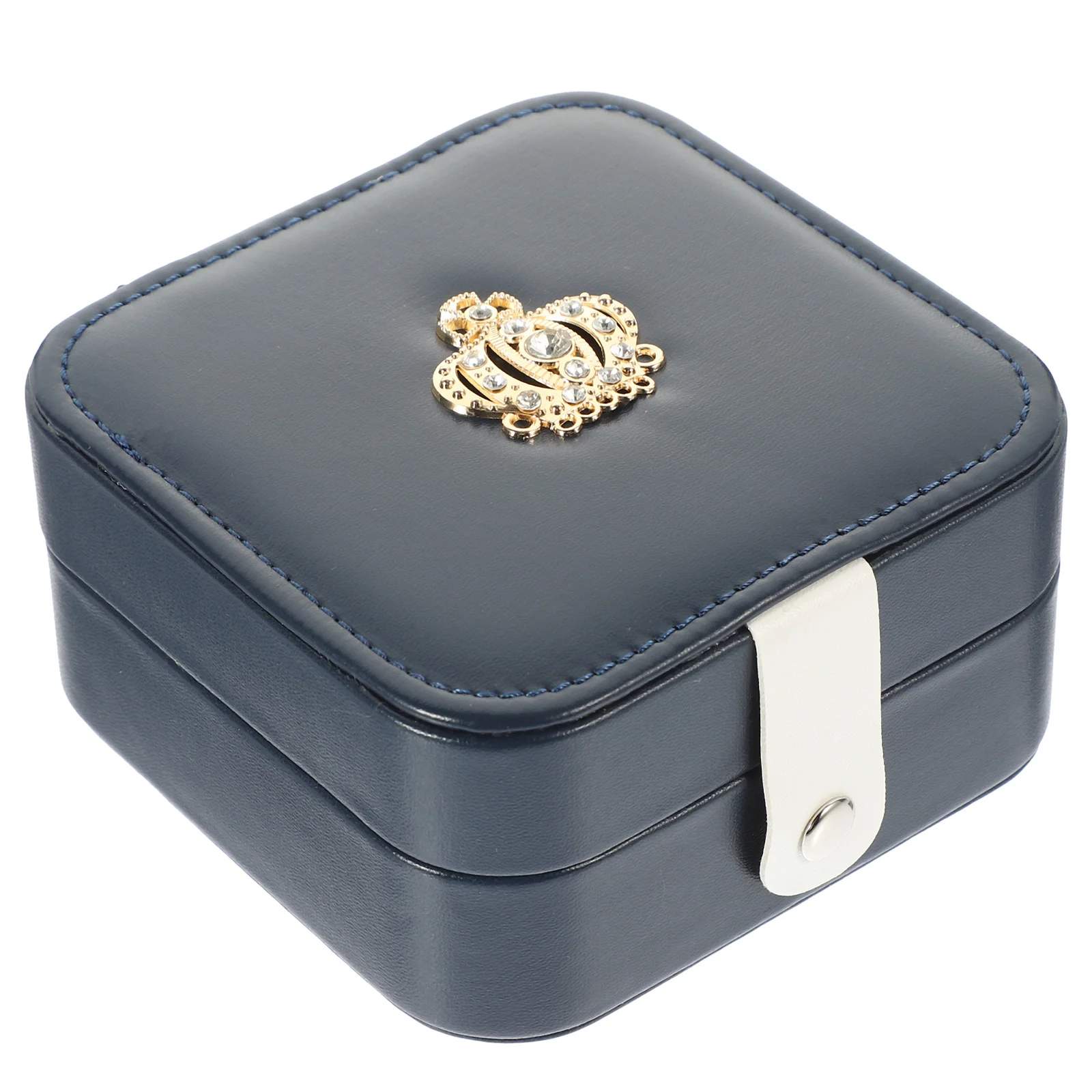 

Portable Jewelry Box Case Travel Organizer Mirror Necklace Bracelet Storage Box Desktop Jewelry Organizer Case