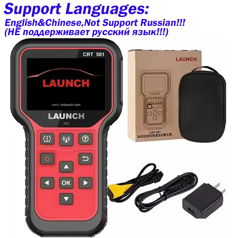 LAUNCH CRT 501 CRT501 PK TSGUN Tire Pressure Monitor System Activate Diagnostic Tool Read Write TPMS 433/315MHZ 2 In1 RF-sensors