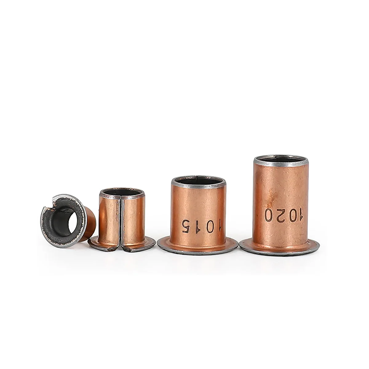 Oil Free Self-Lubricating Flanging Copper Sleeve / Composite Bearing Bushing