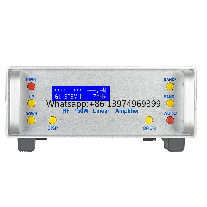 Cost-effective HF Power Amplifier 100W Gain SSB Transceiver Amateur Ham Radio 0.5-30MHz Four-Level Adjustable factory