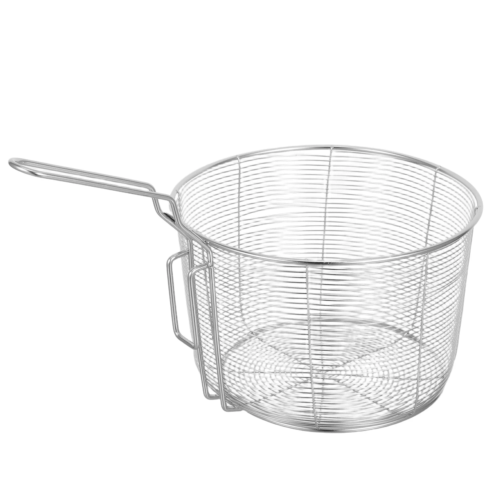 

Stainless Steel Colander Mesh Noodle Strainer Pasta Spoon Kitchen Food Strainer Heat Resistant Home Noodle Colander Easy Storage