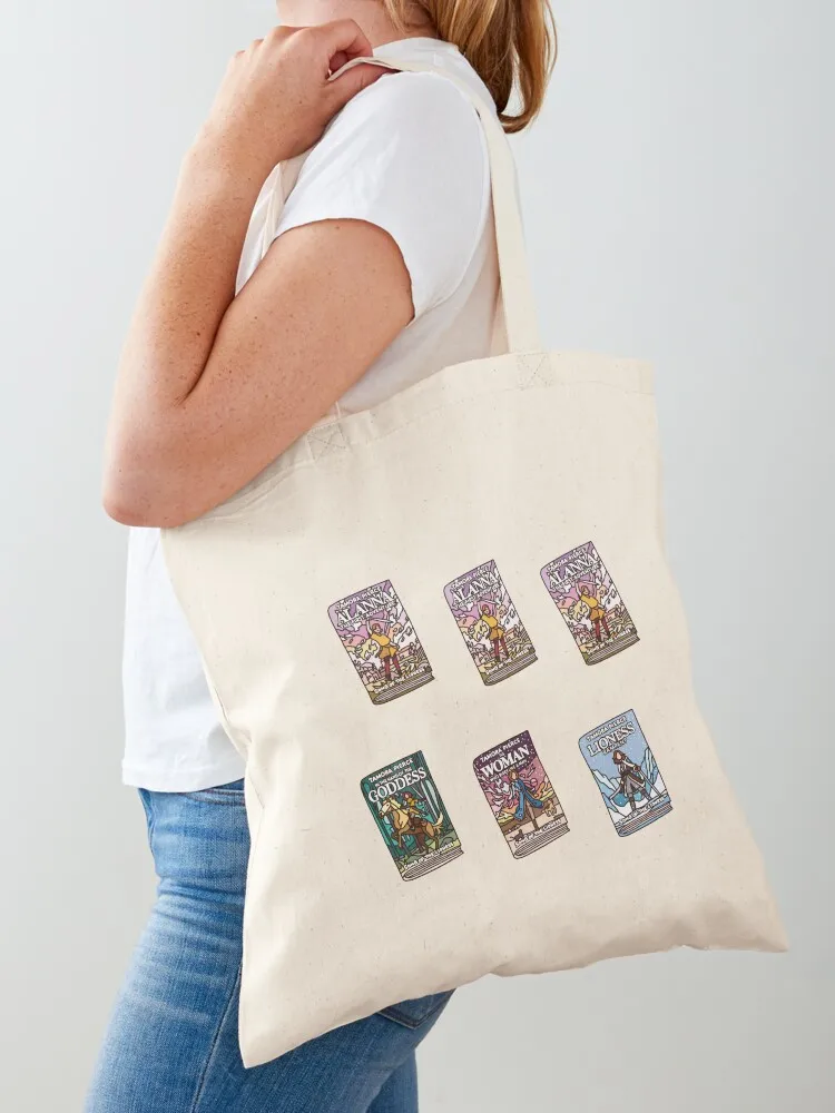 

Song of the Lioness books Tote Bag ecological bags Women's bag Beach bag canvas tote