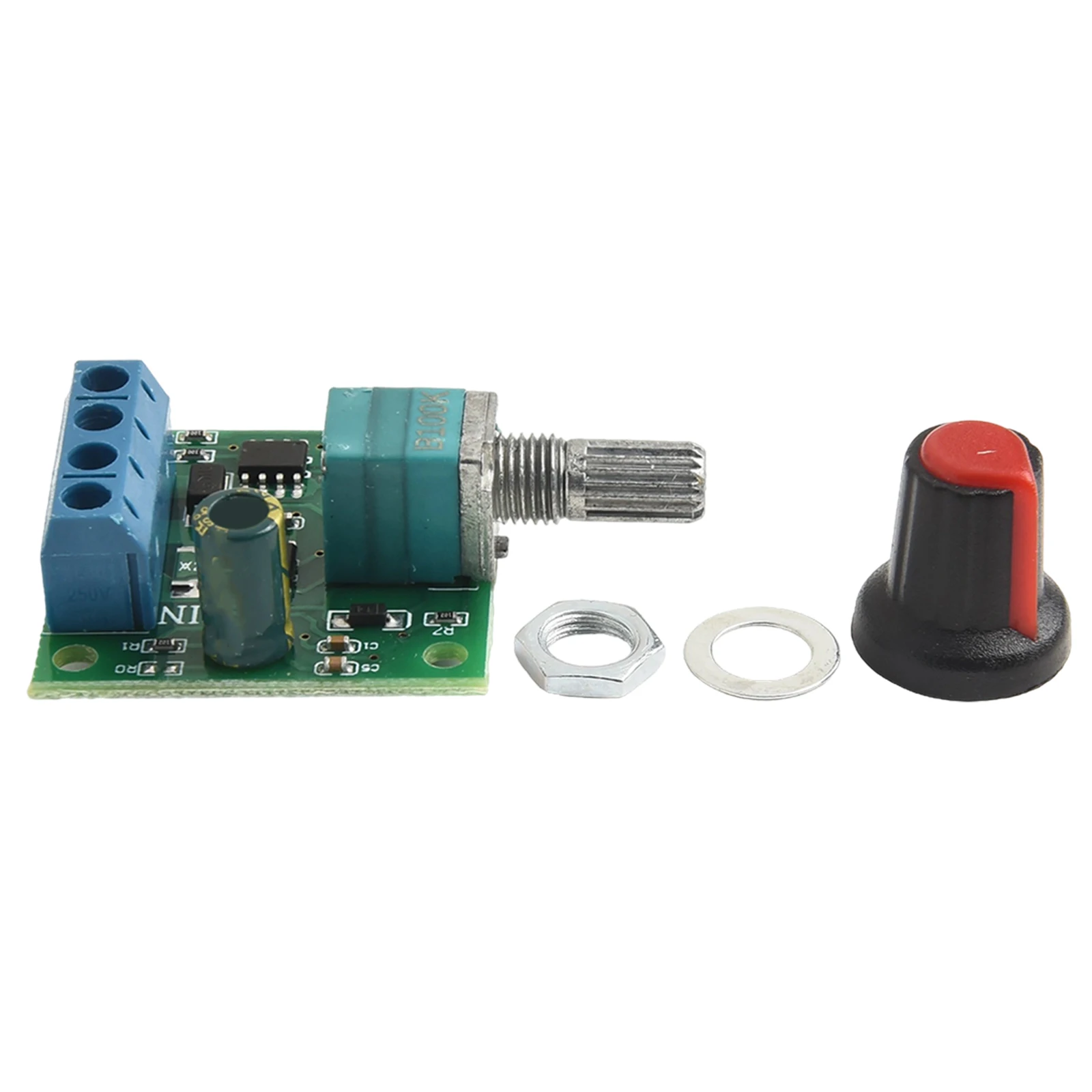 Speed Controller Regulator DC Motor Governor 32x32x15mm 3pc Potentiometer Mode Barrier Terminal Block DC1.8-15V