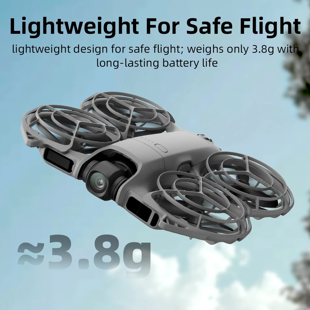 Eliche BRDRC, per accessori DJI NEO 2, design a basso rumore, resistenti all'usura, potenza e stabilità migliorati, parte a sgancio rapido