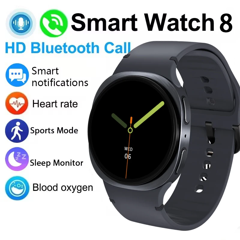 

New Smart Watch 8 Men Woman HD Screen Bluetooth Call Watches Health Monitoring Wacthes 8 Pro Updates Compass Smartwatch 8 Mini
