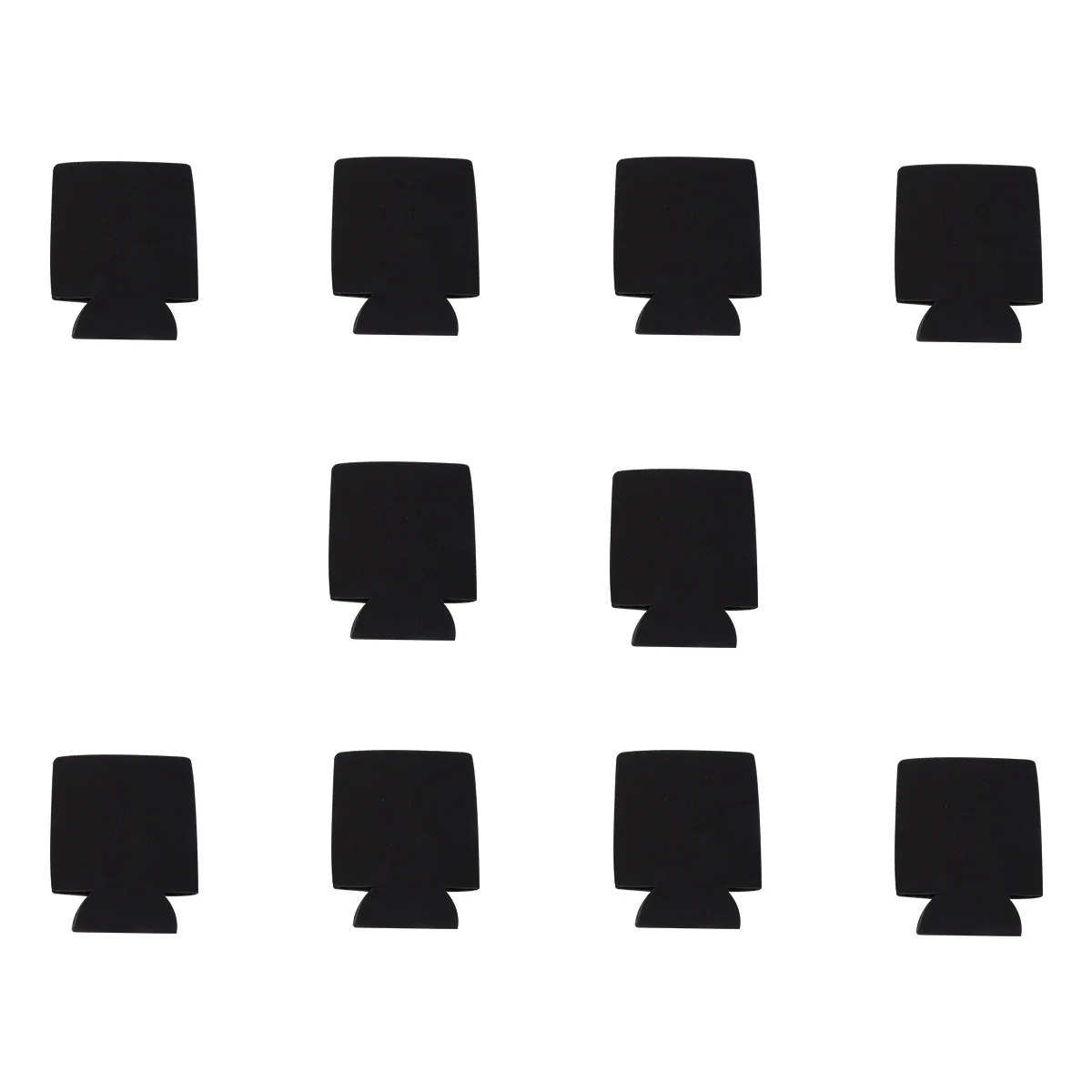 

10pcs Blank Beverage Can Covers Customizable Beer Sleeve Washable Party Decor Sublimation Diy Craft For Home Festival Insulator