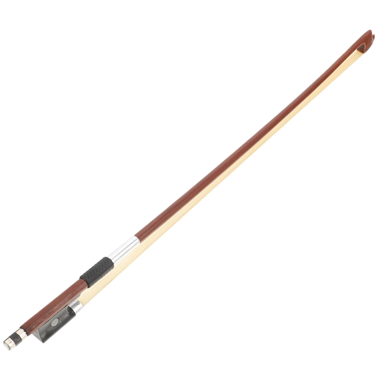 

Violin Bow Round Stick Replacement Parts Horsetail Hair Instrument Component 1 10 1 16 Size Black Tail Student Practice