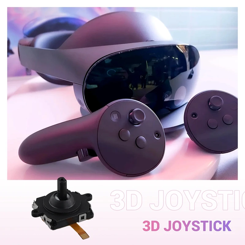 Joysticks analógicos 3D para Meta Quest3, controlador VR, Thumbstick, Joystick analógico 3D para Quest3