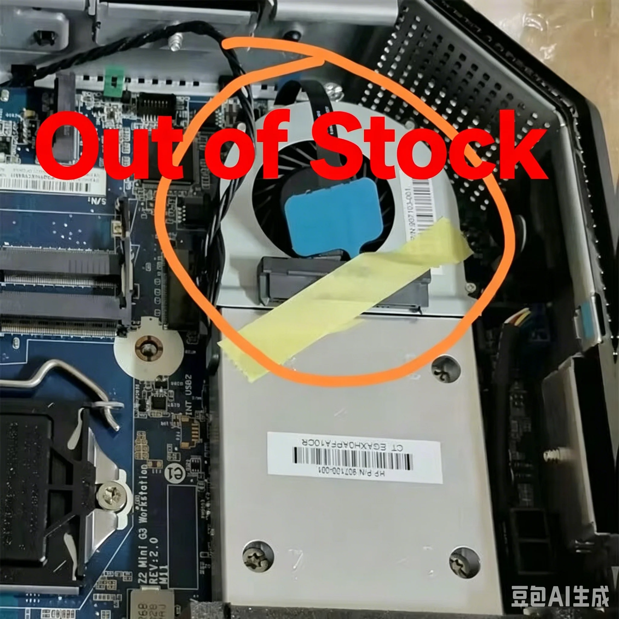 New for HP Z2 G4 Workstation GPU Cooling Cool Fan BUC0612SD 00 L13896 001 Replacement Part High Performance