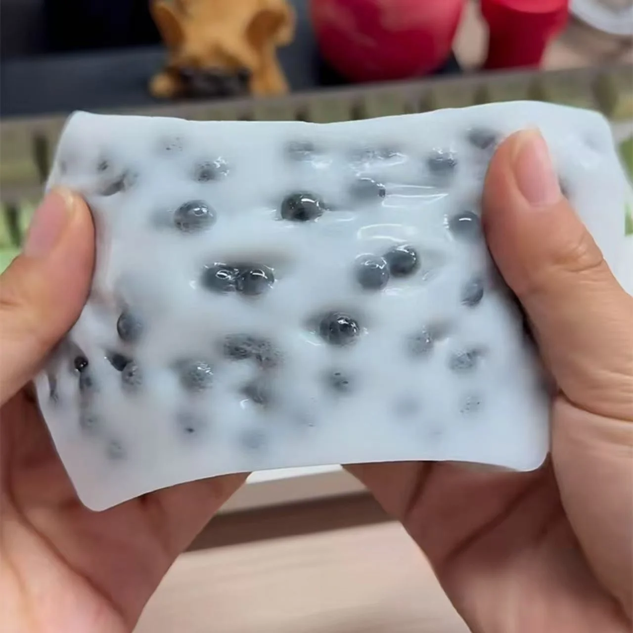 Novo taba squshy macio pegajoso engraçado squeeze brinquedo espinha bloco para crianças adultos ocd brinquedo sensorial ansiedade alívio relaxamento presente