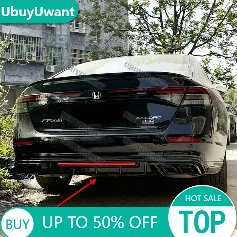 Para el más nuevo Accord Honda 11. a generación Accord labio trasero difusor de parachoques trasero divisores traseros alerón accesorios de coche 2023 +