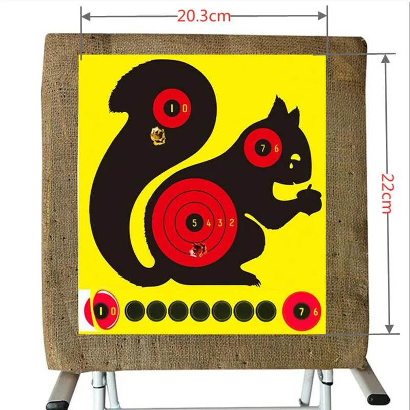 30pcs Paper animal Target Stickers Adhesive Reactivity Shoot Targets Outdoor Shooting Practice Hunting Training