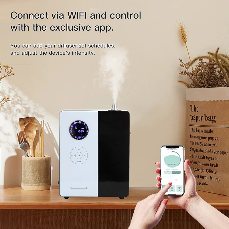 Namste 1500 m2/pieza. Difusor de aceites esenciales para Hotel, ambientador, fragancia para habitación, purificador de Perfume para oficina, máquina aromática