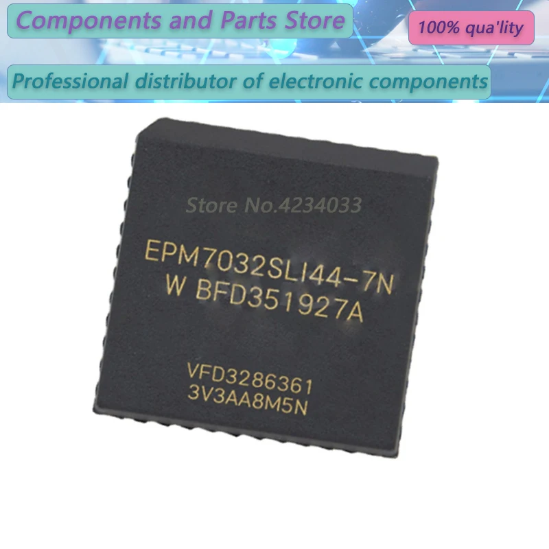 1PCS  EPM7032SLI44-7N  EPM7032SLI44-7  EPM7032SLI4  PLCC-44  new100%  EPM7032SLI44-7N