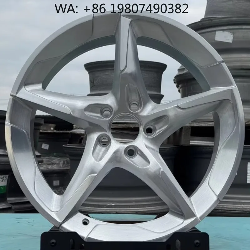18-26 Inch Brushed Monoblock Forged Racing Wheels High Toughness 6061-T6 Alloy Rims Professional Sport Vehicle Performance Upgra