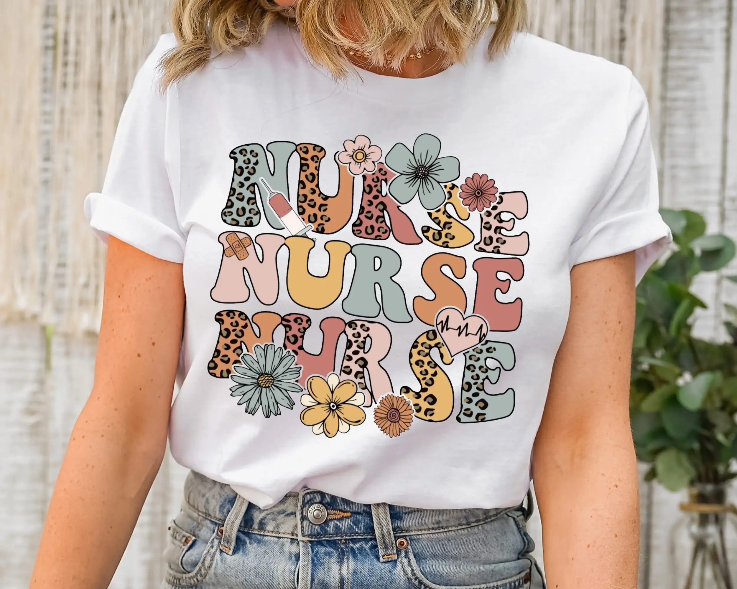 Retro Nurse T Shirt…