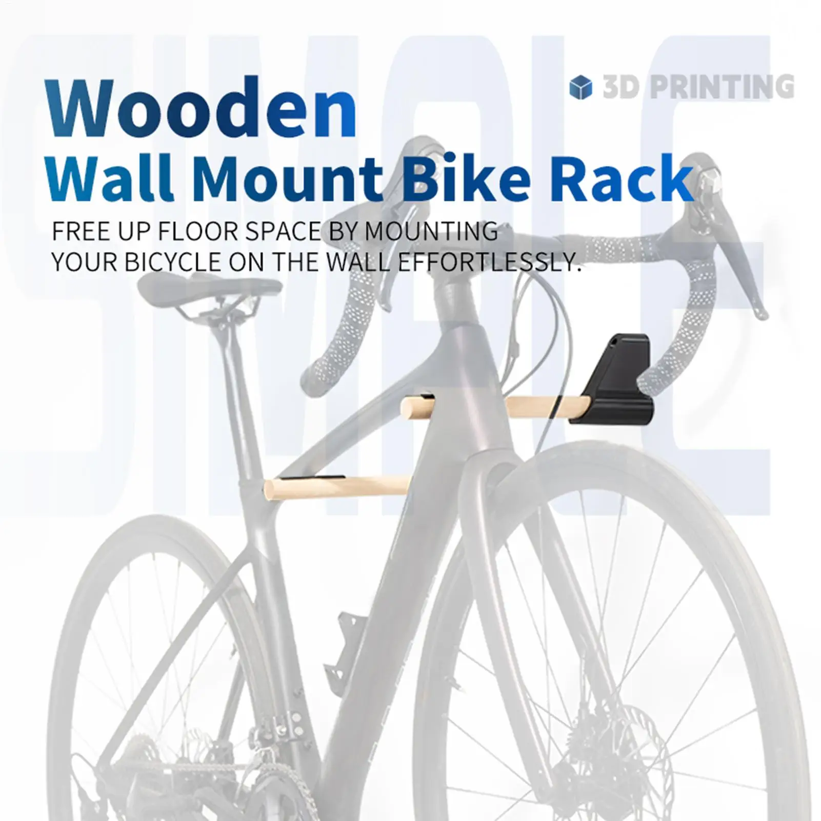Wall Mount Bike Rack Bicycle Storage Hanger Road Bike Wall Storage For Home Apartment Shed Workshop Studio Living Room Balcony