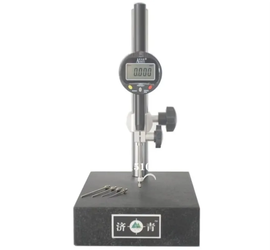 Electronic Dial Indicator 0.001mm Digital Display Altimeter Gauge 0-10 25 50 100mm Depth Gauge