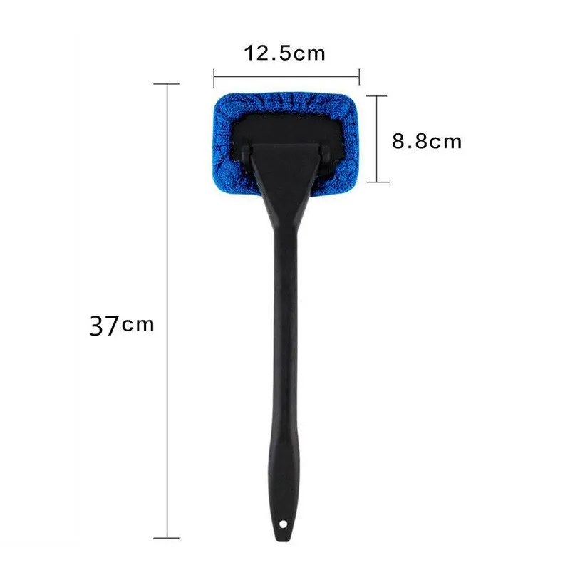 Car Windshield Wiper Cleaner Brush Tool com punho longo, Car Window Cleaner, Microfiber Washing Kit