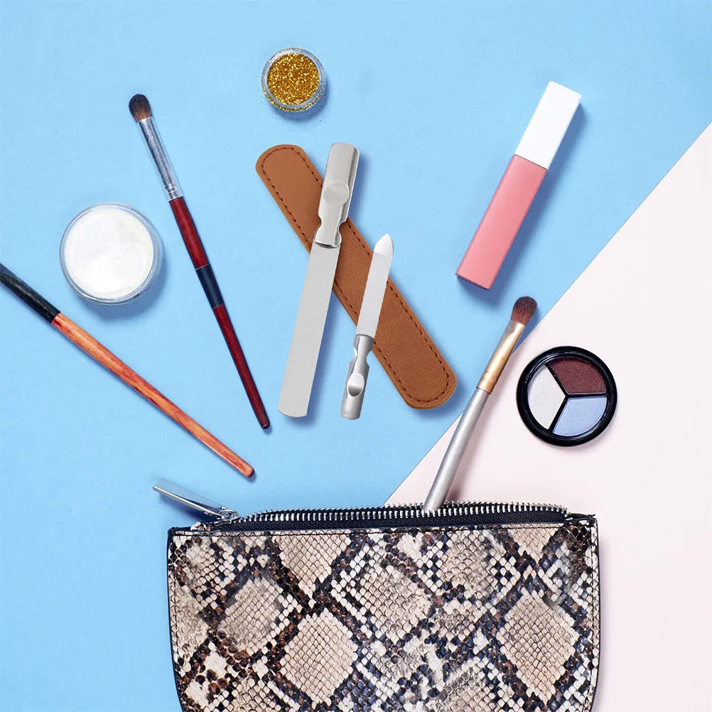 

2 набора металлических пилок из нержавеющей стали для маникюра, педикюра, полировки, придания формы и удаления ороговения, для салонов красоты