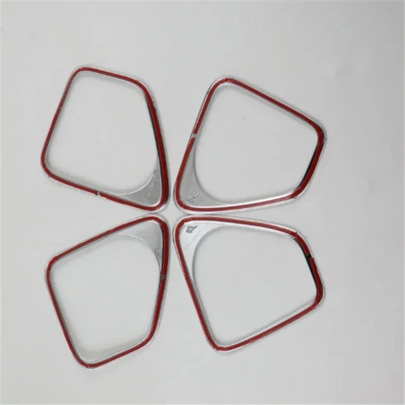For Mitsubishi Outlander 2015 2016 2017-2021 ABS Car Inner Door Stereo Speaker Audio Sound Decorative Frame lamp Cover Trim