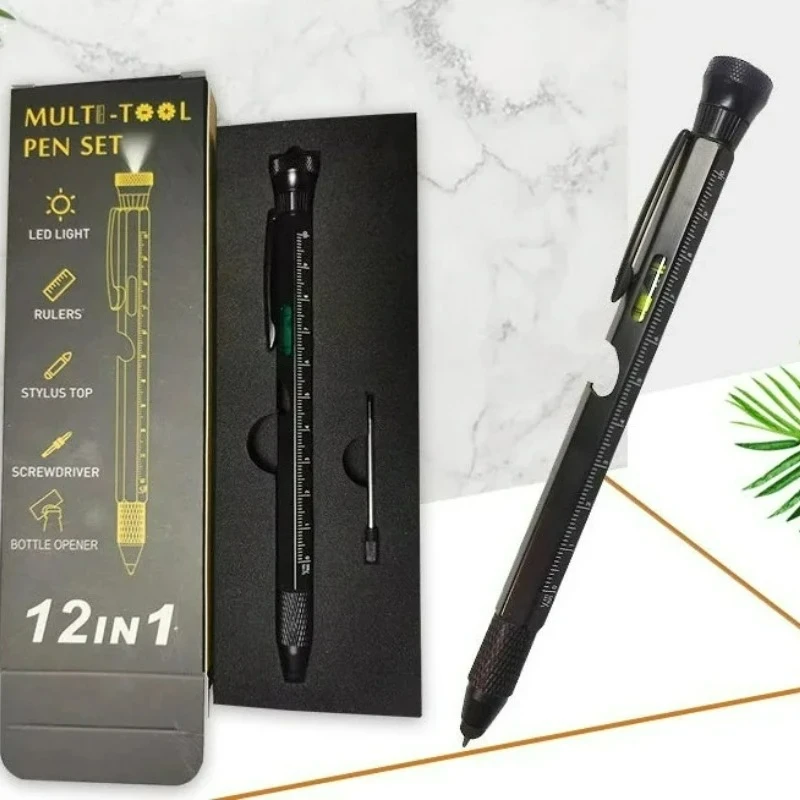 

Gifts for Men Dad Husband Fathers Day Birthday Gifts for Boyfriend, 10 in 1 Multitool Pen Tool Gifts for Handyman Cool Gadgets