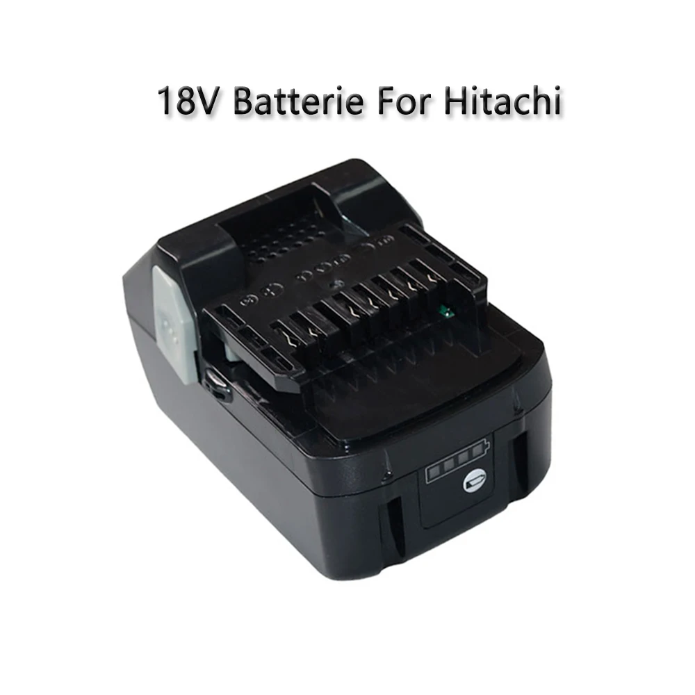 Imagem -02 - Bateria Li-ion para Hitachi e Hikoki Ferramentas Elétricas sem Fio Bsl1850 Bsl1860 Bcl1815 Ebm1830 Bsl1840 33 18v 6000 Mah 8000 Mah 10000mah