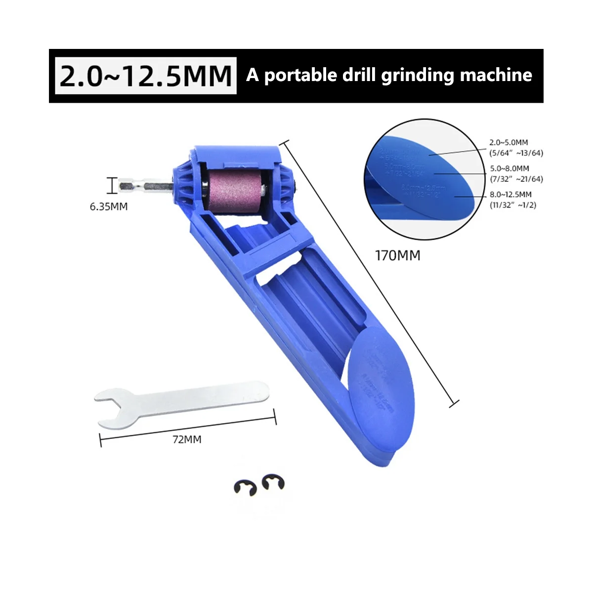 Portable Grinder Electric Drill Grinder Grinding Wheel Grinder Twist Drill Grinder Multifunctional Repair Tool