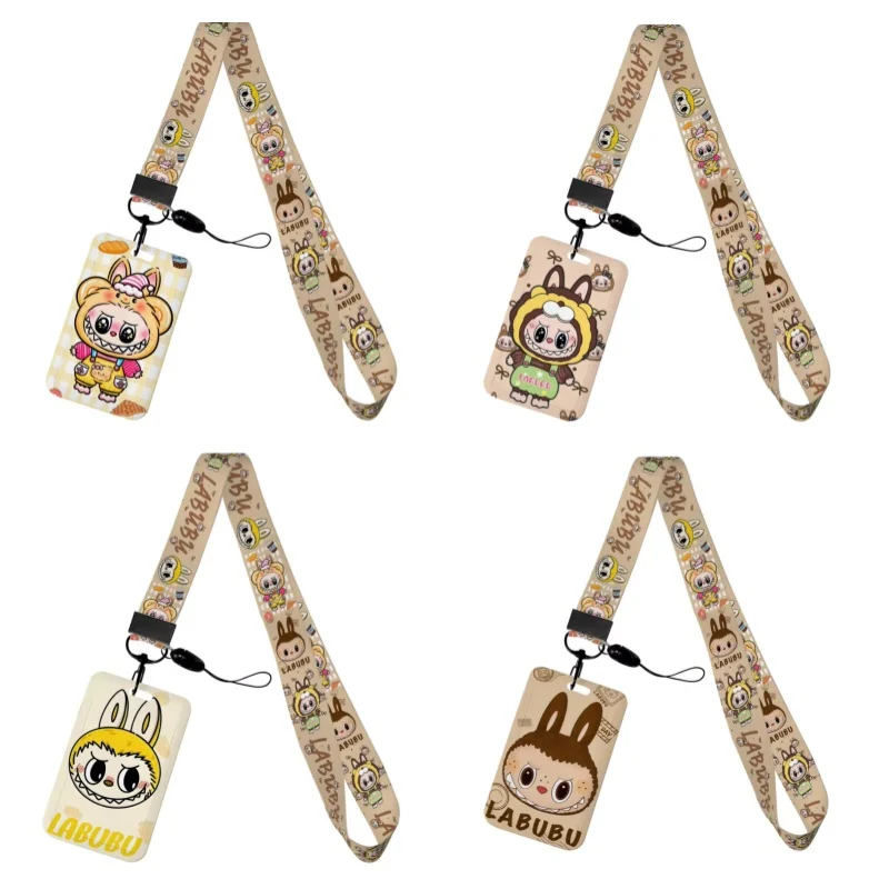 

Cartoon Bubu Doll Phone Rope Toy Student Id Card Badge Holder Princess Neck Strap Cartoon Keychain Lariat Gift Accessories