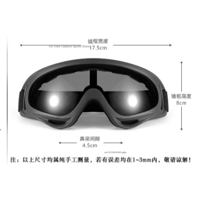 New Outdoor Goggle Prevention Dust Splash Skiing Tactical Glasses Explosion Proof Motorcycle Ski Hike Men Mask Accessories