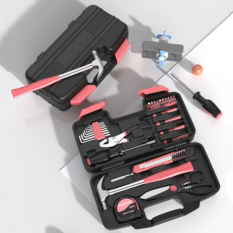 Spot special cross-border e-commerce 39 sets of household hardware combination tool set carbon steel set of hand tool box