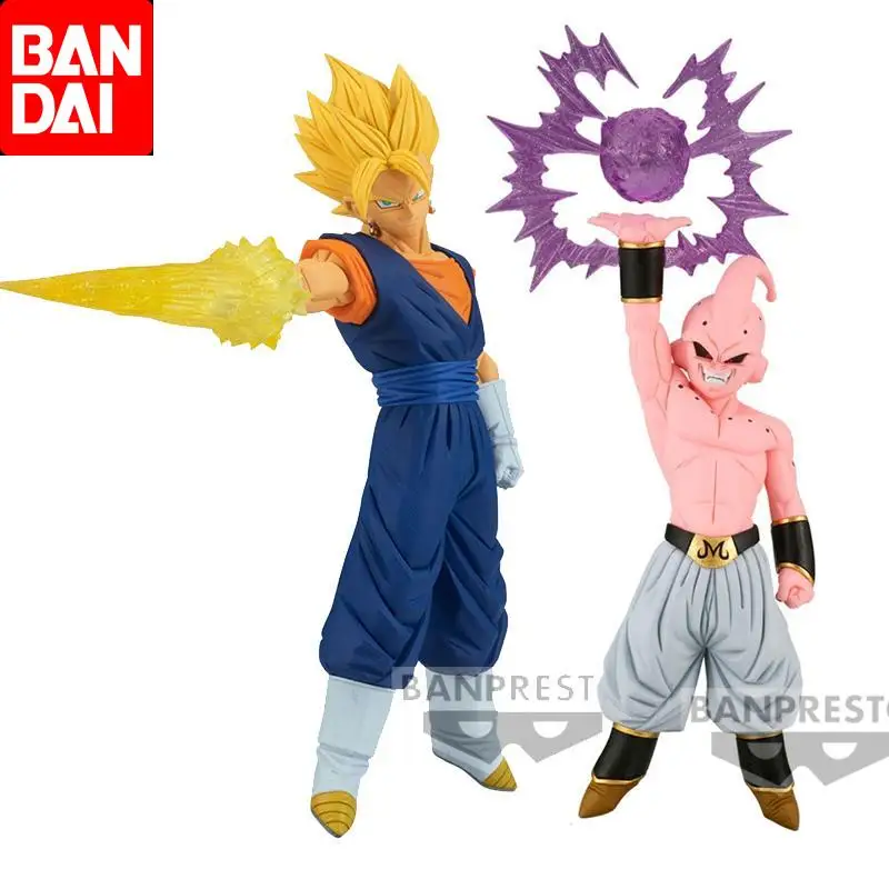 Bandai Original Gxmateria DRAGON BALL Z Majin Buu Vegetto Anime Action Figure Toys For Boys Girls Kids Children Birthday Gifts