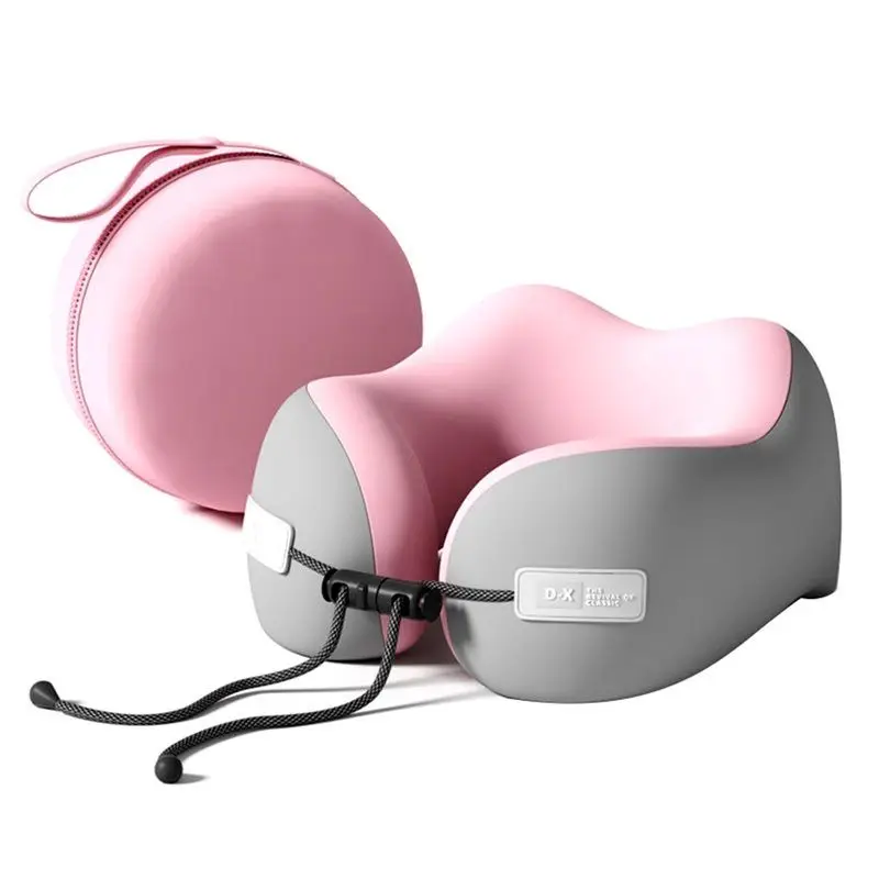 

【CHRISTMAS 】U-образная массажная подушка для шеи из пены с эффектом памяти, уход за шейным отдела позвоночника, мягкая дорожная подушка для сна, постельные принадлежности