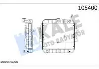 

Engine radiator for 0312174PA inc, (4 SIRA PA GB)