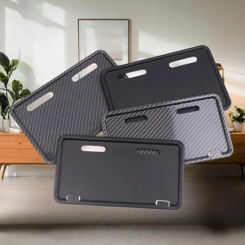 

Универсальный железный держатель номерного знака для электромобилей; с защитной крышкой рамки