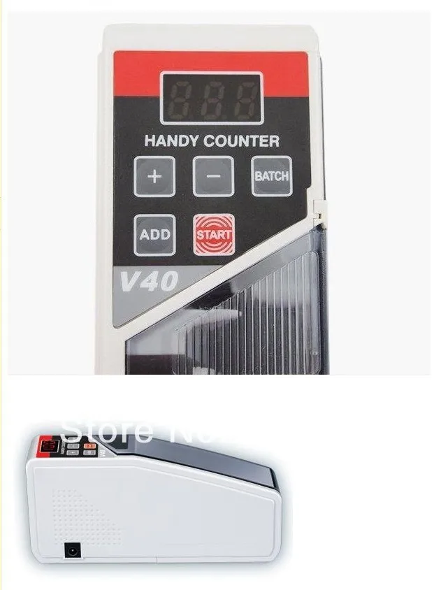2016 new V40 Mini Portable Handy Bill Cash Money registers Currency Counter Counting Machine