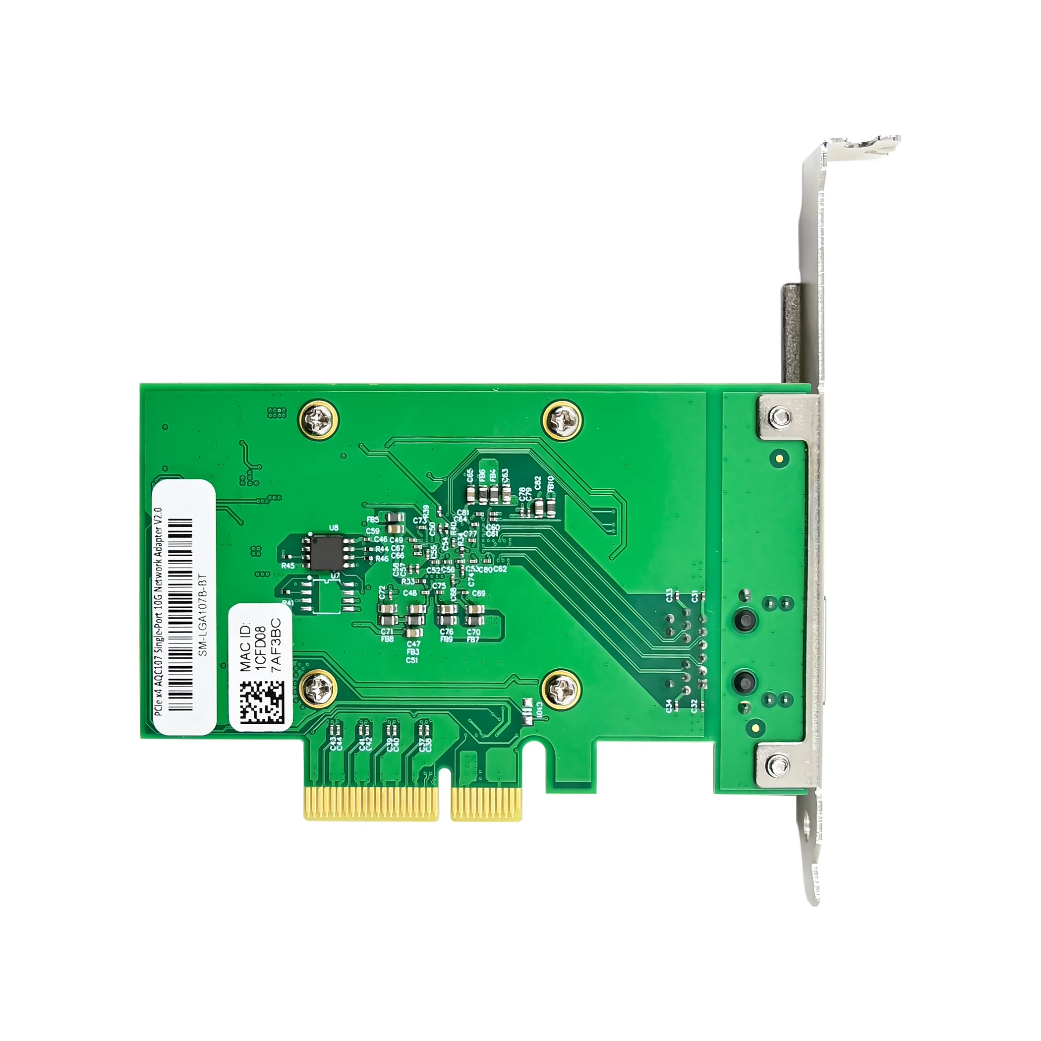 SUNWEIT ST7356 PCIe X4 AQC107S Single- 10G MGig RJ45 Server NIC V4.0 Chipset High Speed