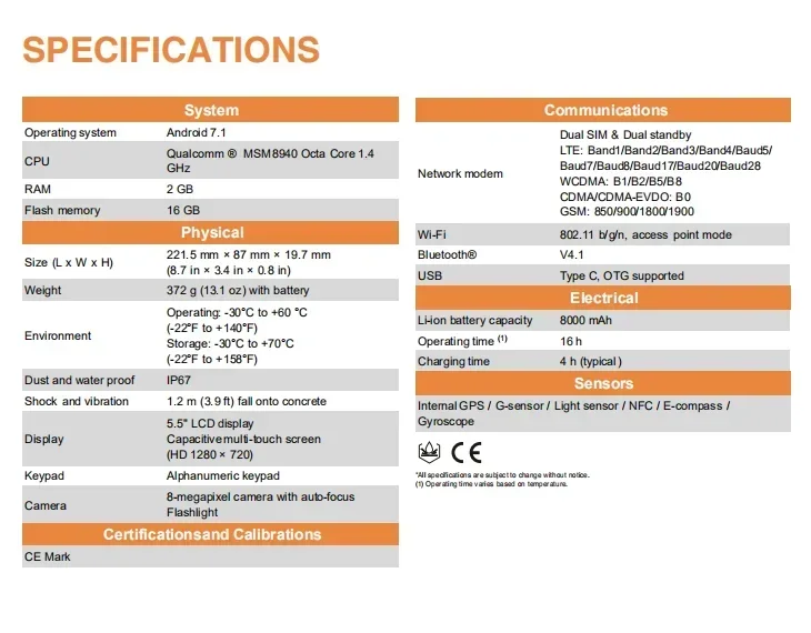 Used Functionally intact 90% new Professional Data Controller GPS RTK Data Collector CHC HCE320 Handheld GNSS Cost-effective