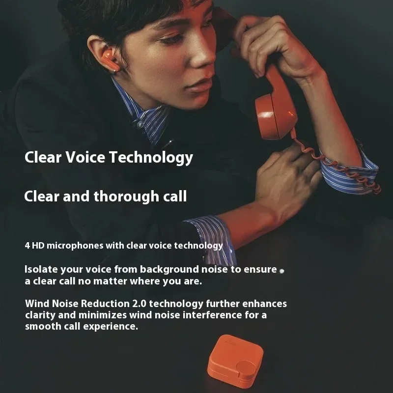 CMF بواسطة Nothing Buds 2A سماعة أذن لاسلكية تعمل بالبلوتوث سماعة أذن عالية الدقة ANC عمر بطارية طويل شحن سريع تأخير منخفض سماعة أذن بلوتوث #3