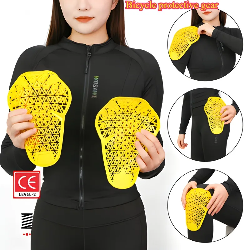 

Outdoor sports soft and breathable CE certified soft protective gear, easy to install racing style built-in protective gear