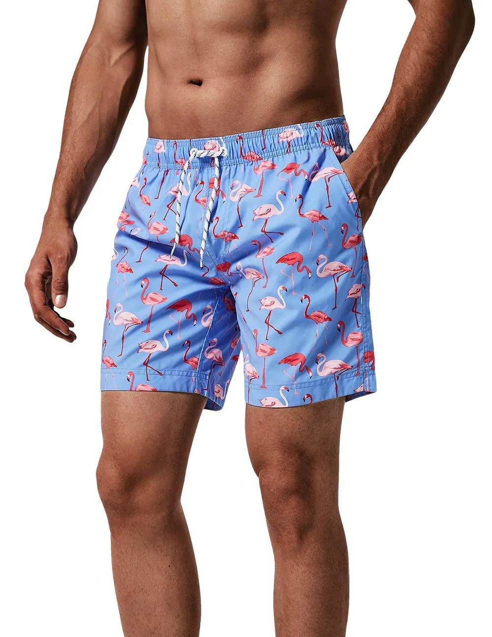 

Men's Swimwear Flamingo 3d Surfing Board Short Kids Beach Shorts Men Trunks Masculina Swimsuit Sports Pants Briefs Boy