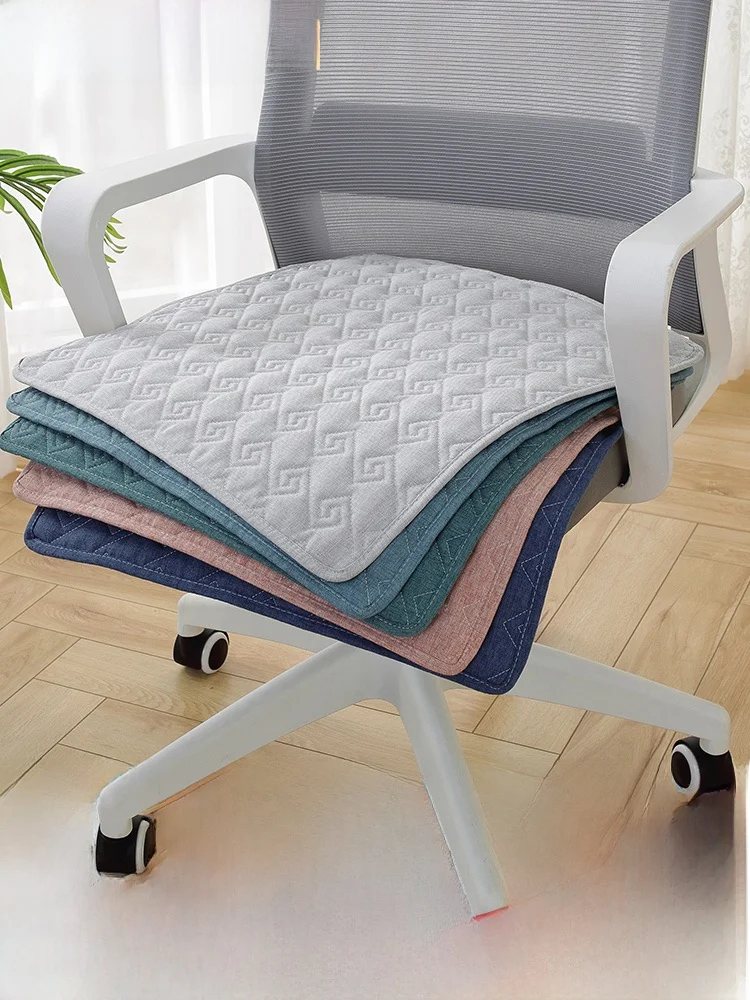 

Breathable Office Chair Pad Home Use Four Seasons Student Long Sitting Stool Pad Chair Cuion Modern Simple Sle Fabric