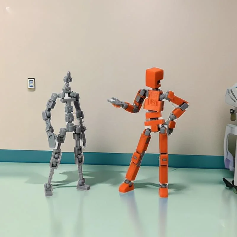 Figura de Robot móvil con múltiples articulaciones, maniquí impreso en 3D, juguete para aliviar el estrés y la ansiedad, juego para padres e hijos, regalos para niños