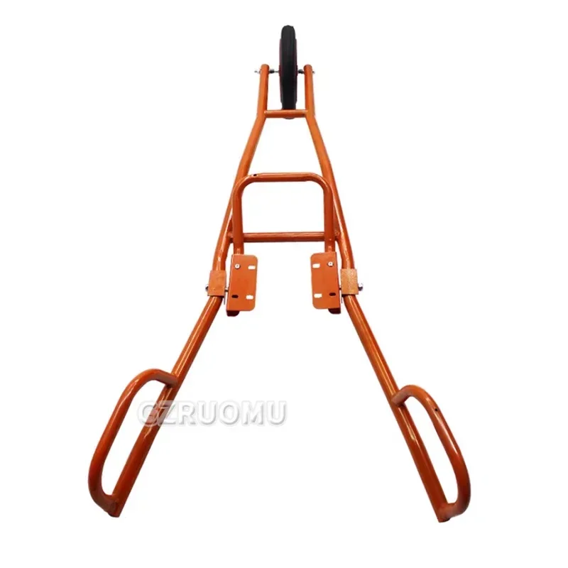 Agricultural Drilling Pit Frame Hand Push Single Wheel Ground Drill Frame Agricultural Drilling Ground Drill Frame Gasoline