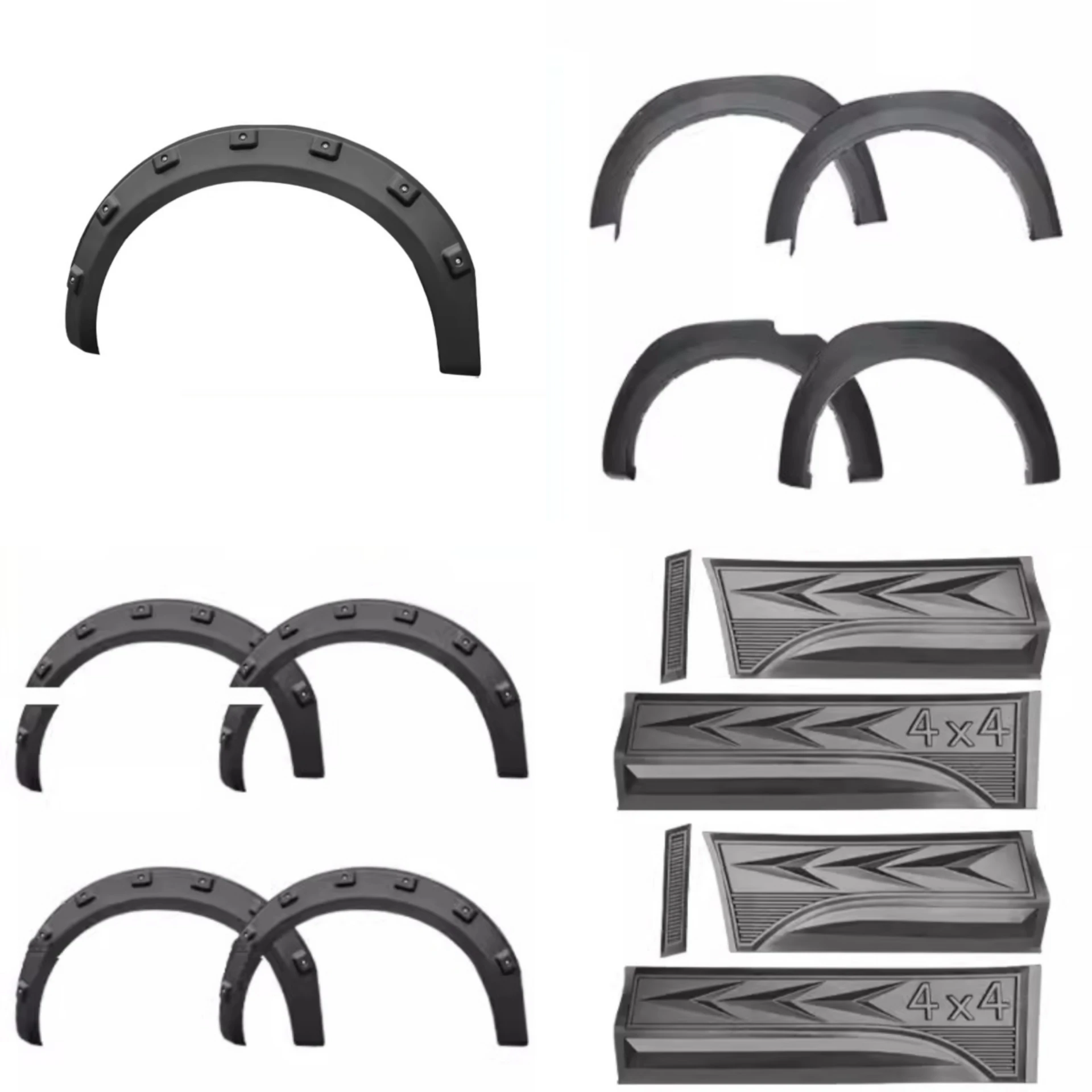 Wide Wheel Eyebrow Door Guard for POER 2019-2023 Modified Fender Trim Body Kit Auto Accessories