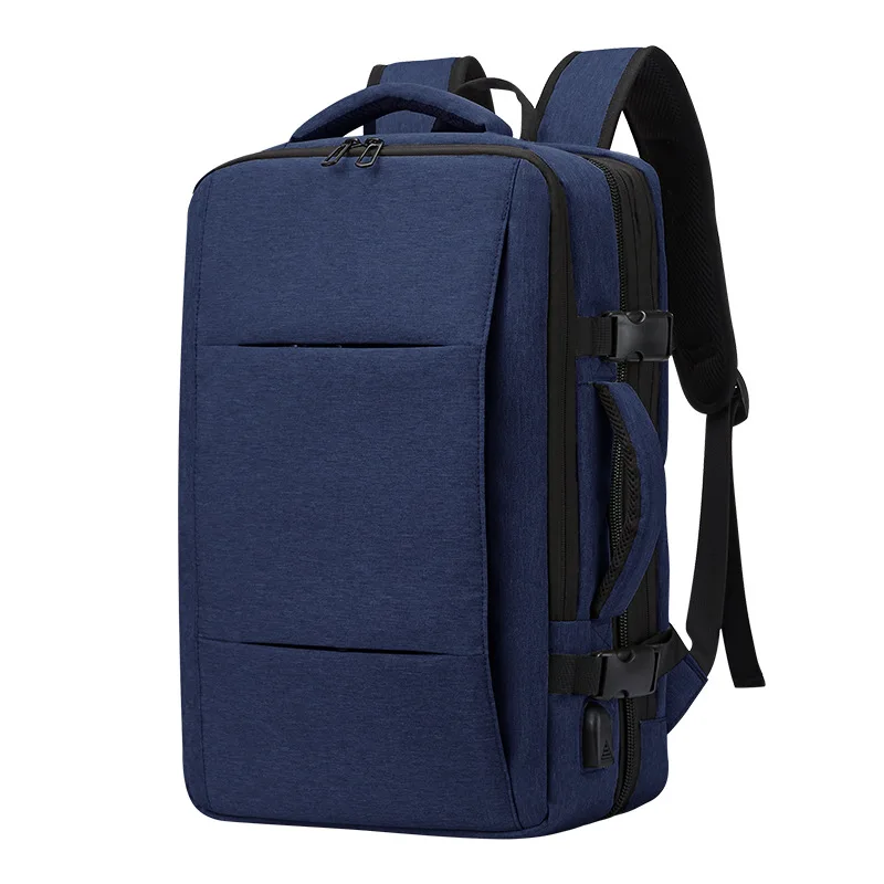 Backpack Men's Expandable Large Capacity Computer Bag 180 ° Open and Close Dry and Wet Separation Short Trip Travel Backpack