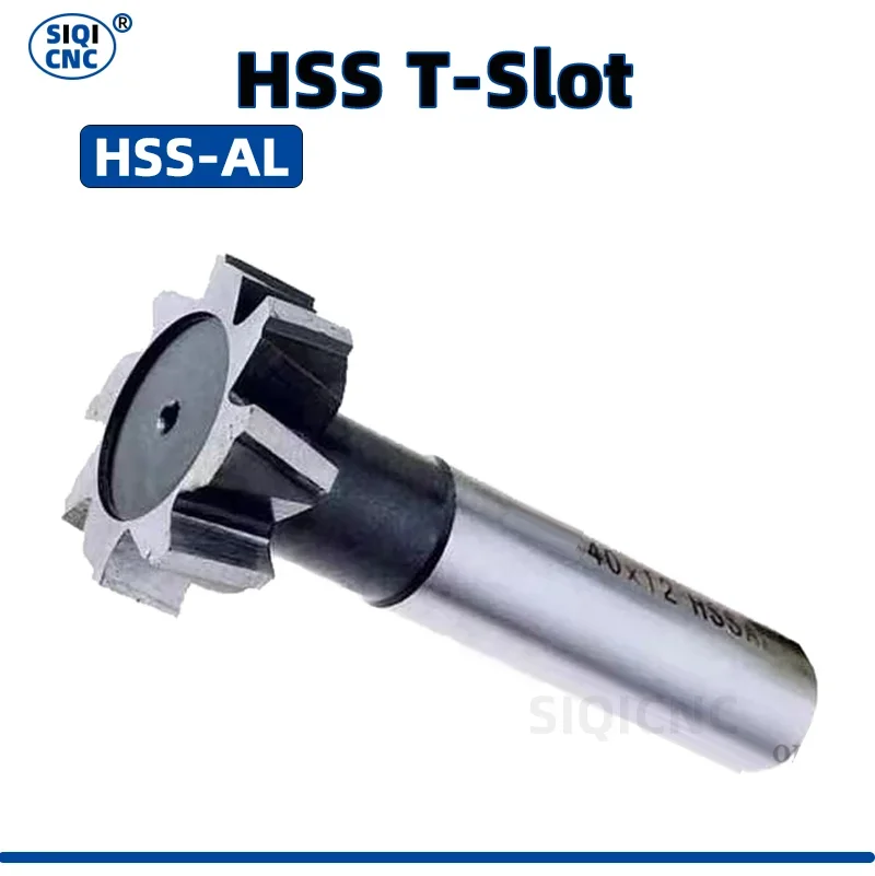 T Slot Milling Cutter for Metal HSS Woodruff Key Seat Router Bit Thickness 1-12mm Diameter 8-50mm