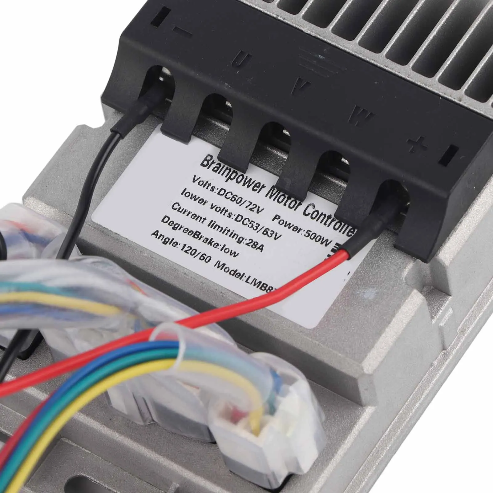 Coque universelle en fonte d'aluminium 60V-72V 500W, alarme pour Scooter de croisière, contrôleur sans balais, accessoire pour vélo électrique