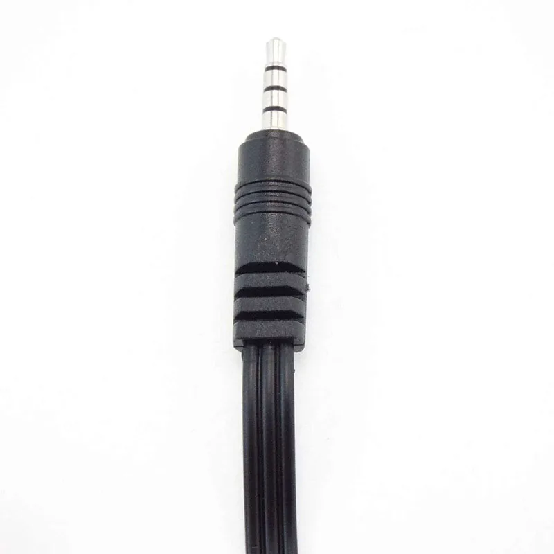 Nowy 3.5mm Jack do 3 RCA męski kabel AV Audio wideo AUX Stereo przewód standardowy konwerter do głośnika TV, pudełko odtwarzacz CD DVD E